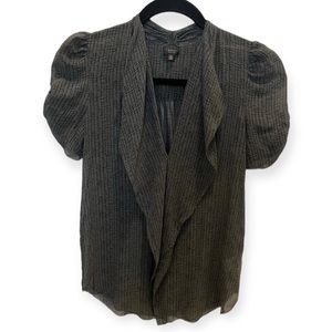 ARITZIA Babaton Short Sleeve Silk Blouse - Size XXS / XS